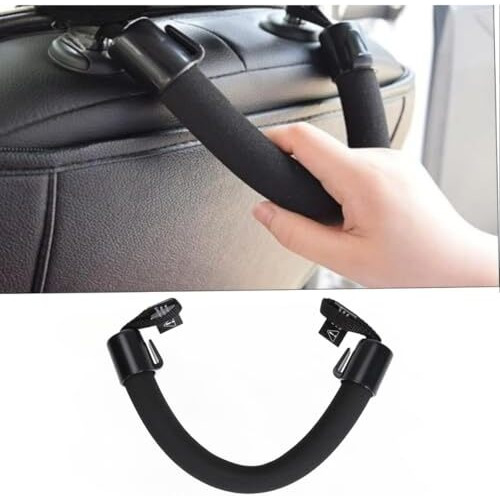 Sarte Car Hooks Back Seat Handle Headrest Grip Cover With Hanger Hook Front Rear Seat Back Chair Armrest Grab Bar Handle Holder Storage Hooks Bag Holder For Hanging Hand Accessories For Elderly Kids