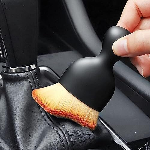 Astonandia Car Interior Cleaner Brush Car Cleaning Brush Car Detailing Brush Soft Cleaning Brush Dashboard Multipurpose Car Brush Tool