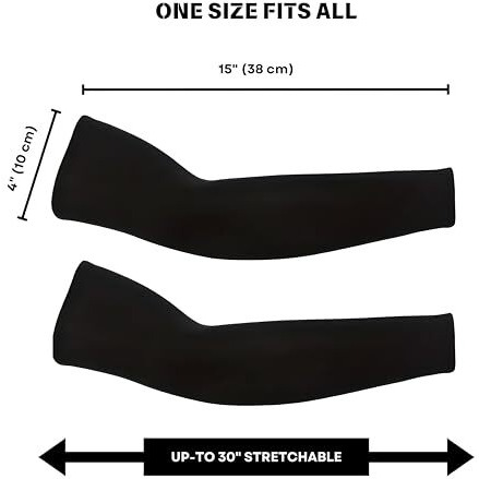 Outerhit Uv-Protected Arm Sleeves For Men & Women - Upf 50, Tan Protection, Quick-Dry, Ideal For Biking, Football, Cricket, Cycling, Running, Outdoor Sports