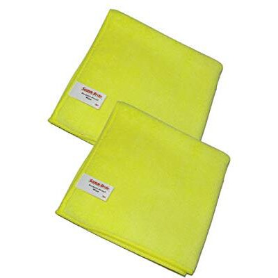 3M Microfiber Cloth (Pack Of 2) | Multipurpose Car Cleaning Cloth | Streak & Lint Free, 200 Gsm