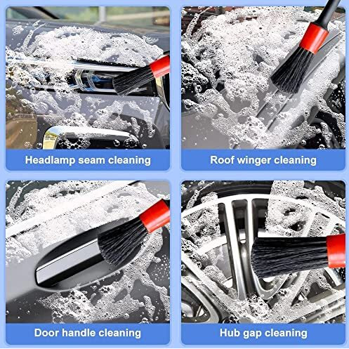 Aston Andia Car Detailing Brush Car Cleaning Car Interior Cleaning Brush For Exterior,Leather, Air Vents, Emblems