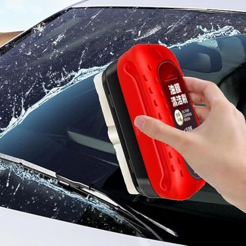 Mokrush Automotive Oil Film Cleaning Brush, Glass Cleaning Board, Car Glass Oil Film Removal Cleaner, Powerful Windshield Cleaner & Oil Film Remover, Enhance Visual Effect Of Windshield (5) (2) (1)