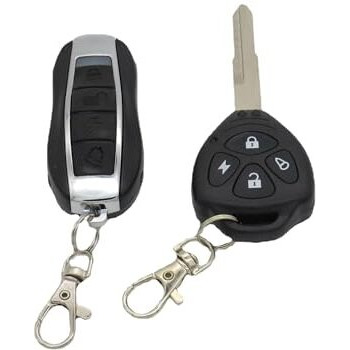 Eltron Turbo Anti Theft Universal Motorcycle Security Alarm System With 2 Key Remotes For Bike Scooter Protection Engine Start Elt-78Q23