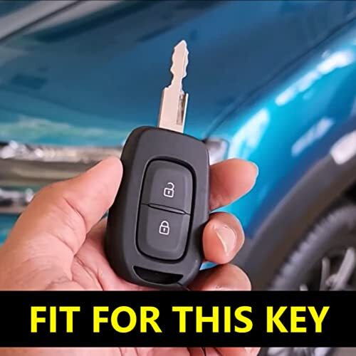 Shopoflux Tpu Key Cover Compatible With Renault Kwid | Triber | Kiger | Duster (Black)