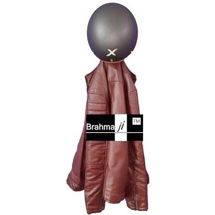 Brahmaji Brand Premium Helmet Holder Biker Jacket Hanger | Keys Laptop Bag Gloves Hanger | Wall Mountable Multipurpose | Unique Helmet Inner Material Safe 2024 Model
