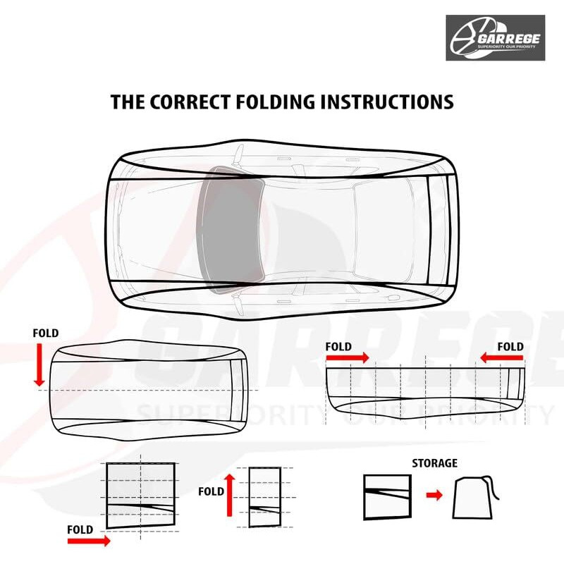 Garrege Maruti Fronx Car Cover Waterproof All Weather, Outdoor Full Cover Rain Sun Uv Protection With Inner Side Ultra Soft Cotton 6 Layers With Blue Piping And Mirror With Anteena Packet