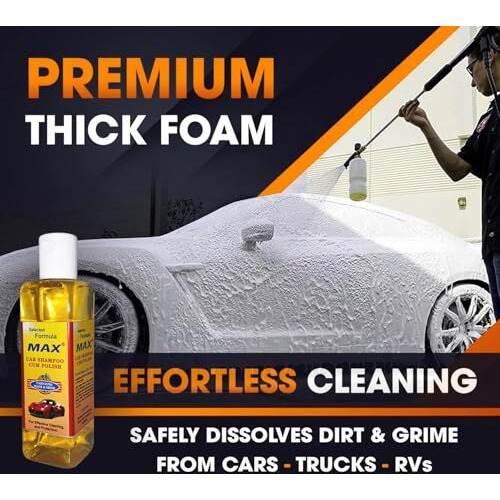 Max Premium Car Care Kit - Basic (Pack Of 6 Items Of 200 Ml Each, 3 Pcs Microfiber Cloth 350 Gsm, 4 Pcs Foam Applicators) For Car Cleaning, Washing, Conditioning, Rubbing And Polishing