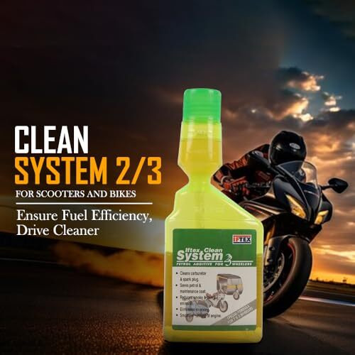 IftexClean System 2/3 Petrol Additive For 2 & 3 Wheelers (Pack Of 2)(100 Ml)