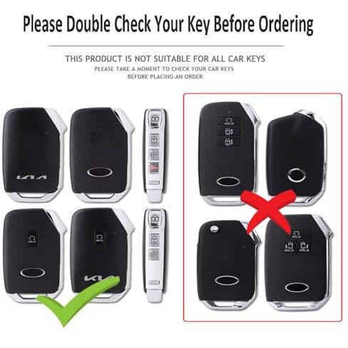 Jvcv Soft Tpu Transparent Cover Compatible With Kia Seltos 2023 Facelift Htx Carens X Line Sonet Facelift 3/4 Button Smart Key (Transparent Black)