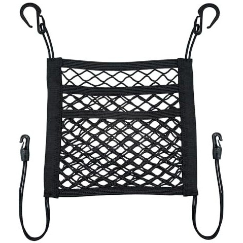 Vehire Seat Back Organizer 30X27 Cm Car Net Pocket