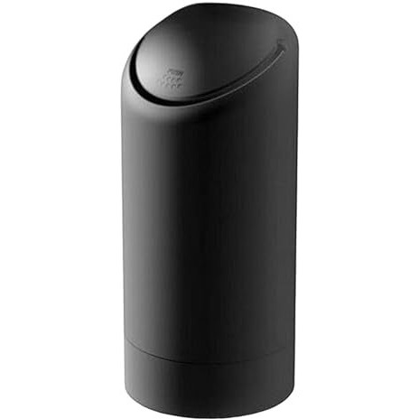 Sarte Car Mini Dustbin With Lid Silicon Material Perfect For Car Trash Bin And Dustbin Holder For Car For (Pack Of 1) Black Color