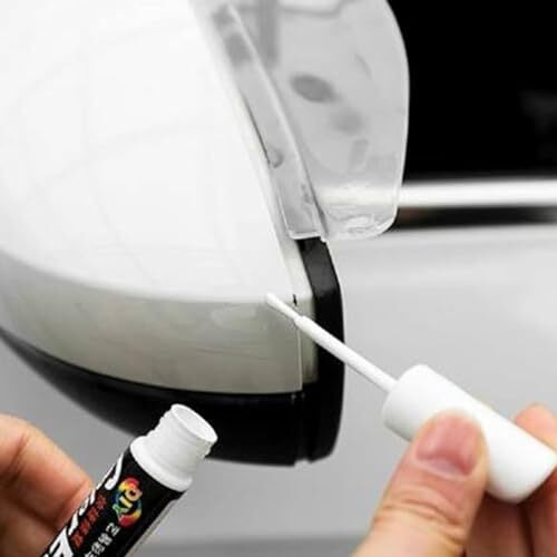 Bellox Enterprise Car Scratch Remover Touch Up Paint Pen For Cars(White),Automotive Car Paint Pen,2 In 1 Car Paint Scratch Repair For Deep Scratches,Special-Purpose White Car Paint Universal Color