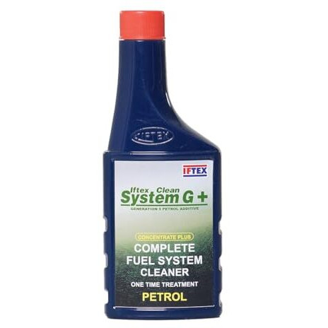 Iftex Clean System G +, Complete Fuel System Cleaner One Time Treatment Petrol Cars (300 Ml) / Cars Petrol Injector Cleaner And Complete Fuel System Treatment And Better Combustion (300 Ml)