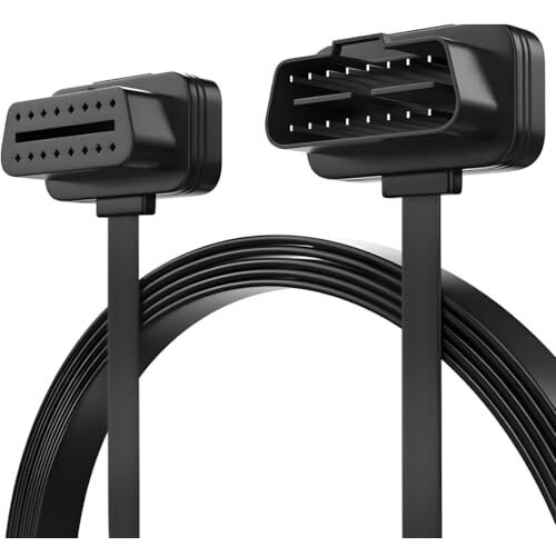Meridiansemi Obd2 Extension Cable For All Cars 60Cm Cable 16Pin Connector Male To Female Extension Cable Obd2 Connector For All Obd2 Reader & Obd2 Scanner
