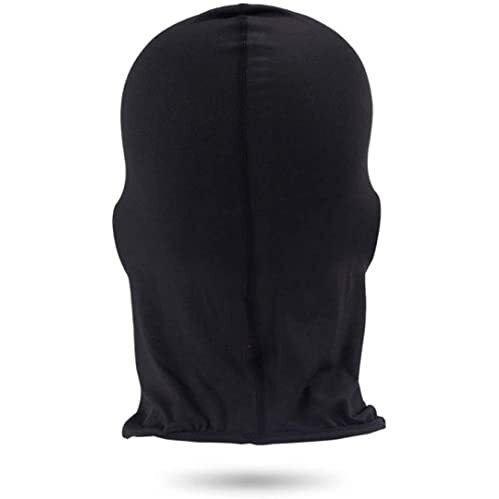 Primebox Full Cover Face Mask For Men Bike Riding Balaclava Soft Cotton Protection Anti Dust Pollution 4 Way Stretch Under Helmet Breathable Black Grey