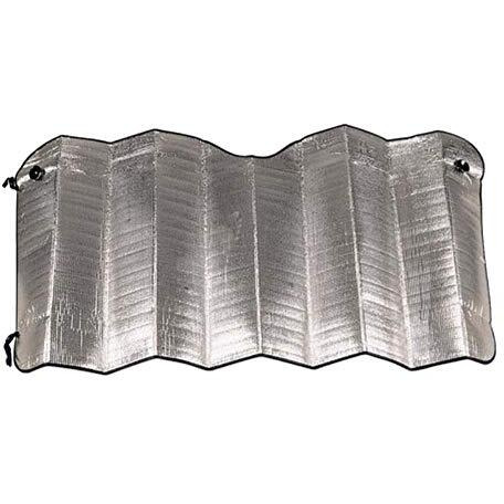Auto Hub Aluminium Foil Foldable Windshield And Rear Mirror Sunshade,Car Sun Shade For Universal For Cars - Pack Of 1