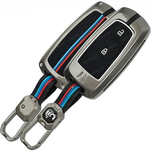 Shopoflux Metal Key Cover Compatible With New Ford Ecosport Titanium (Pack Of 1)