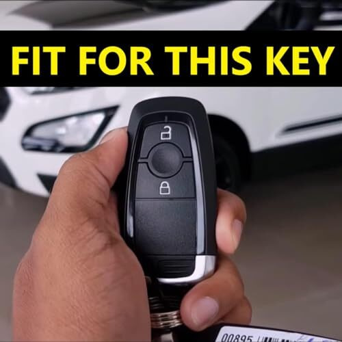 Shopoflux Metal Key Cover Compatible With New Ford Ecosport Titanium (Pack Of 1)
