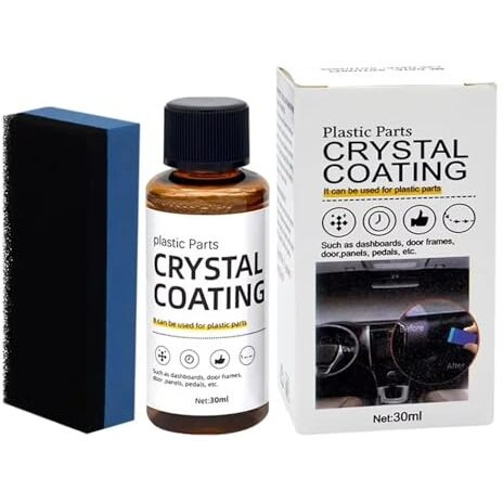 Gadget Deals- Crystal Coating For Car Bike Plastic Parts | Crystal Coating For Car Plastic Parts |Pvc Restorer For Car Revitalizing Coating Agent | Carmaintenance Dashboard Plastic Parts