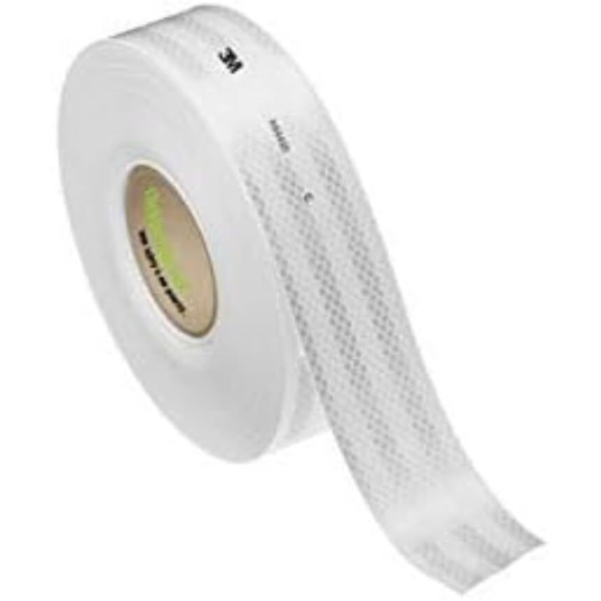 Glowtail 3M 2 Inch (50.8 Mm) Width X 2 Feet (Each) High Intensity Warning Retro Reflective Reflector Radium Conspicuity Sticker Tape Sheet For Car, (Yellow, Red & White)