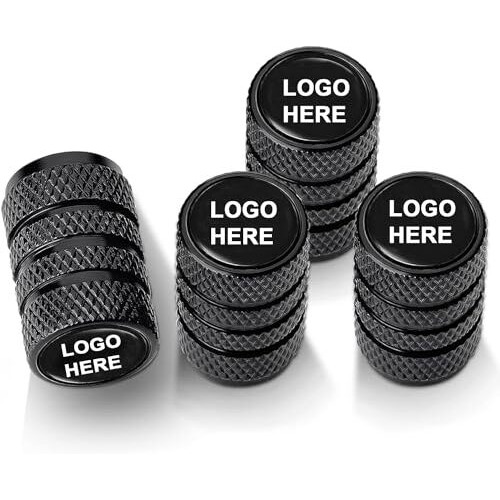 Greenworld Black Replacement For Metal Car Tyre Valve Cap Compatible With Compass Meridian Wrangler Avenger