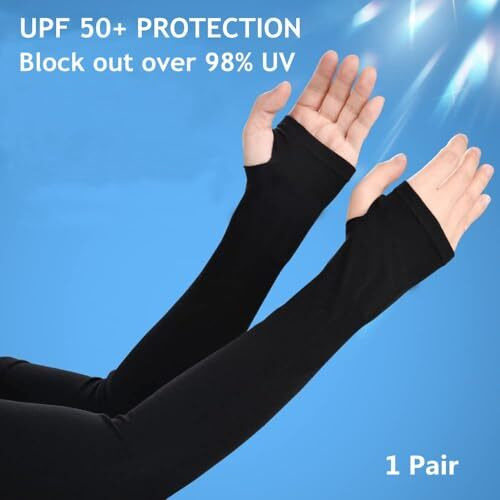 Zensoo Bamboo Bandana & Arm Sleeves Combo | Uv Sun Protection For Bikers & Athletes | Breathable Face Mask, Neck Gaiter & Cooling Sleeves (2)