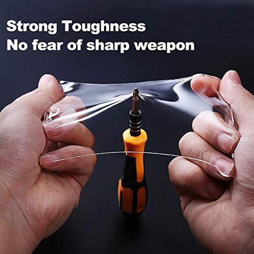 Automaze Car Door Universal Edge Guard Clear Door Sill & Trim Protector, Vinyl Protection Film/Tape, Fit For Most Cars (Transparent, 5Cm X 16Ft)