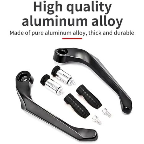 Eltron Turbo Clutch Lever Handguards For Motorcycles & Dirt Bikes - Adjustable, Durable Hand Protection For Off-Road Riding, Crash-Proof, Ergonomic Design, Easy Installation (Pack Of 1 Set).