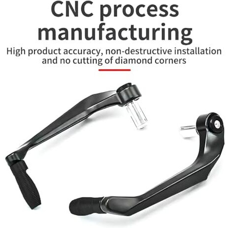 Eltron Turbo Clutch Lever Handguards For Motorcycles & Dirt Bikes - Adjustable, Durable Hand Protection For Off-Road Riding, Crash-Proof, Ergonomic Design, Easy Installation (Pack Of 1 Set).