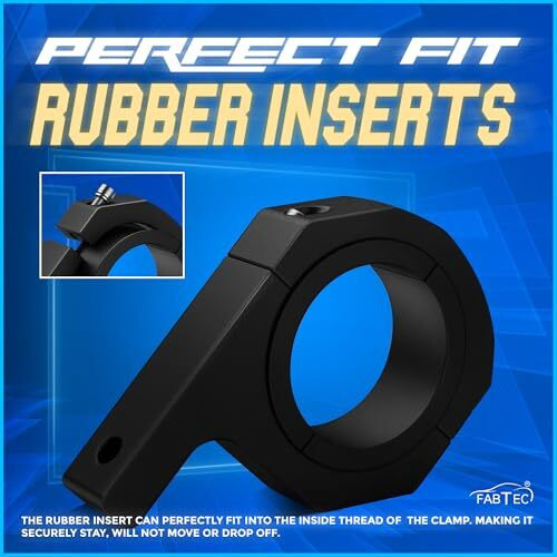 Fabtec Fog Lights Mounts For Car & Bike, Off-Roading Light Vertical & Horizontal Mounting Bracket Roof Roll Cage Clamps Holder (Set Of 2Pcs)