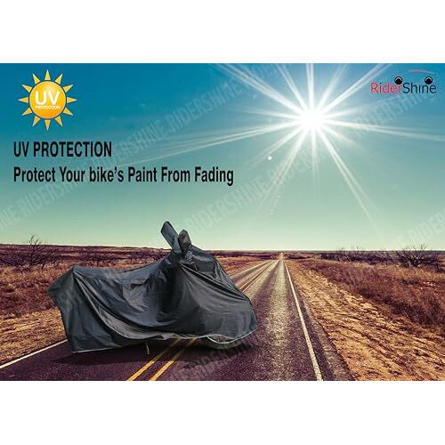 Ridershine 100% Waterproof Bike Body Cover For Fz S V3.0 Fi (Compatible With All Fz Models) (Black)