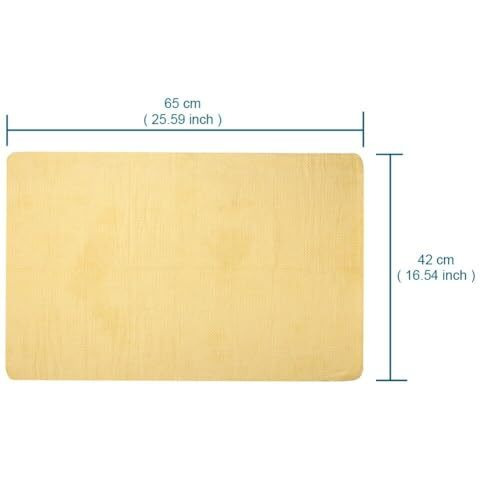 Automaze Dotted Premium Pva Chamois Leather Cloth Super Absorbent For Dry & Wet Cleaning & Washing Vehicle, Household Usage Cloth (Big Size, Pack Of 1)