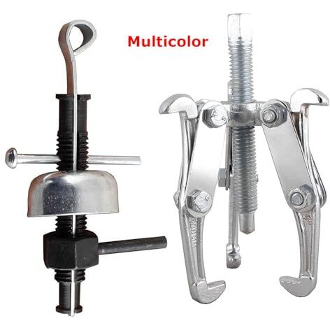 Inditrust 2 In 1 Heavy Bearing Fan Bearing Puller Lever Tool (6201 And 6202) Lever Tool With 4Inch 3 Leg Bearing Puller