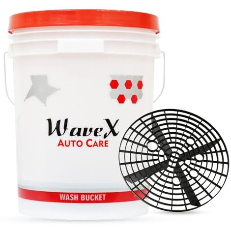 Wavex Grit Safe And Detailing Car Wash Bucket, Plastic