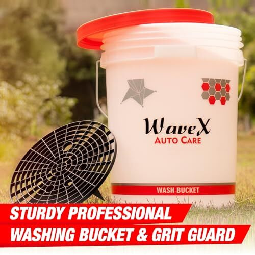 Wavex Grit Safe And Detailing Car Wash Bucket, Plastic