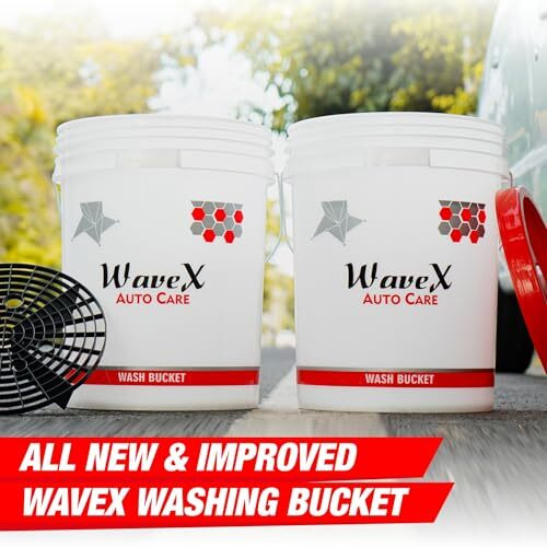Wavex Grit Safe And Detailing Car Wash Bucket, Plastic
