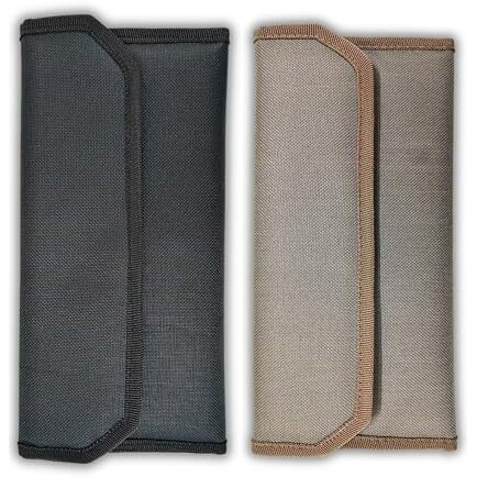 Ransh Car Document Holder Or Two Wheeler Document Organizer, All Vehicle Document Organisers, Pack Of 2 (Mat Black & Mat Brown)