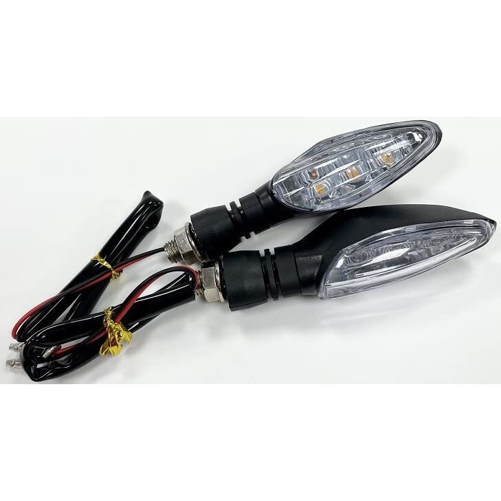 Eltron Turbo Original Waterproof Unbreakable Ktm Style Indicators Smd High Bright Universal For All Bikes Models Turn Signal Lights Motorcycle (Amber) (Pack Of 4) | Led