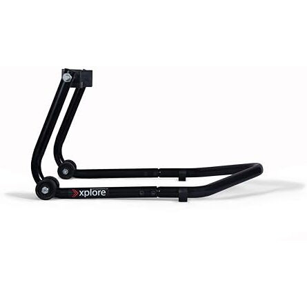 Explore Dismantle Paddock Stand For Bike | Assembling Bike Stand For Chain Cleaning | Detachable Universal Rear Paddock Stand For Motorcycle Weight Upto 1500 Kg(Pitch Black)