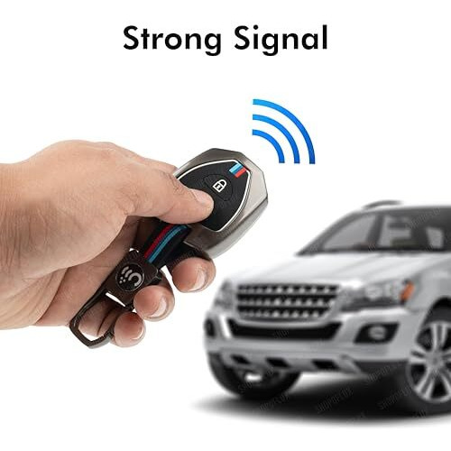 Shopoflux Metal Key Cover Compatible For Toyota Old Innova, Fortuner, Corolla, Camry 2 Button Key