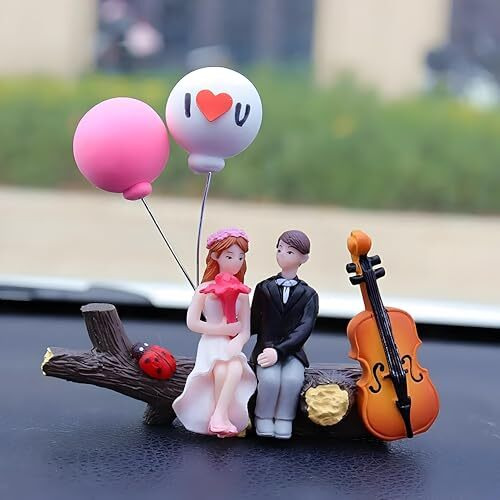 Detachi Car Dashboard Toy | Car Dashboard Accessories | Car Decoration Items | Car Decor | Interior Dashboard Accessories | Showpiece For Desk Decoration | Car Dashboard Toys (1 Pc Couple)