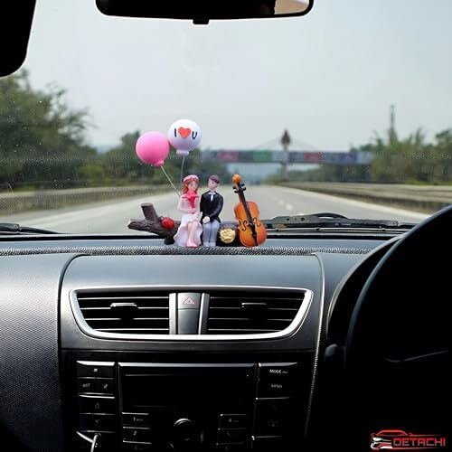 Detachi Car Dashboard Toy | Car Dashboard Accessories | Car Decoration Items | Car Decor | Interior Dashboard Accessories | Showpiece For Desk Decoration | Car Dashboard Toys (1 Pc Couple)