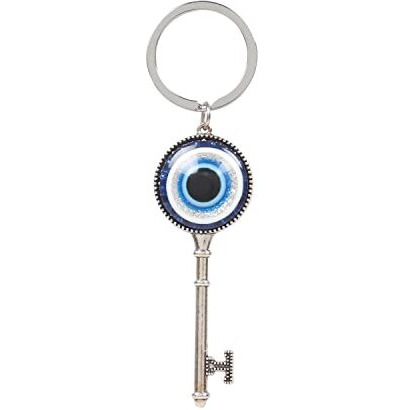 Linensutra Evil Eye Key Chain For Good Luck And Prosperity Suitable For Home/Car/Scooter/Byke Keys (Key03) | Metal