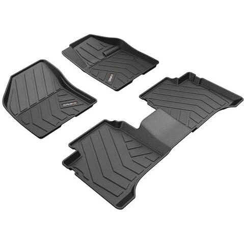 Q Po Baleno (Max) Feb22-Till Date Tpe Car Floor Mat | All Weather Mats For Baleno (Feb22-Till Date) (Black)