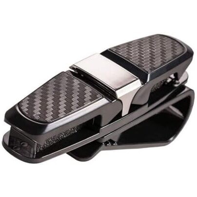 Krylops Car Sunglass Holder  Eyeglasses Storage Clip-On Sun Visor Mount With 180 Rotation, Ticket & Card Clip For All Cars  Universal Glasses Holder For Sunglasses, Glasses, And More