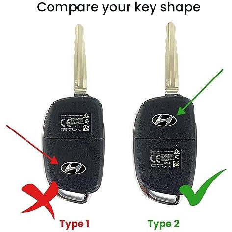 Keyzone Keycare Compatible Silicone Key Cover For I20 Elite, I20 Active, Venue Flip Key (Black)