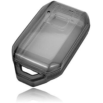 Jvcv Soft Tpu Transparent Cover Compatible With Suzuki Jimny, Grand Vitara, Baleno, Xl6, Swift, Ertiga, Dzire, Fronx, Urban Cruiser, Glanza, Hyryder 2 Button Smart Key (Transparent Black)