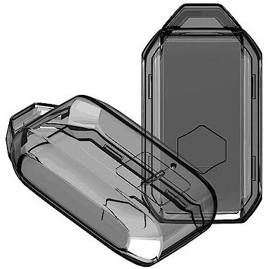 Jvcv Soft Tpu Transparent Cover Compatible With Suzuki Jimny, Grand Vitara, Baleno, Xl6, Swift, Ertiga, Dzire, Fronx, Urban Cruiser, Glanza, Hyryder 2 Button Smart Key (Transparent Black)