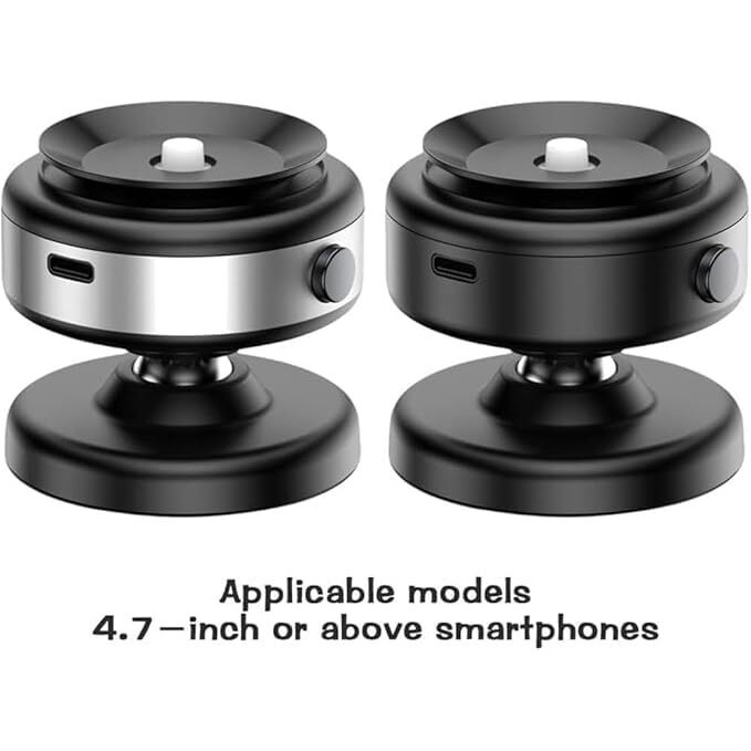 Auriglo [2025 Innovation] Magnetic Phone Holder, 360 Rotatable Foldable Retractable Grip Pro 2.0 Vacuum Suction Mount For Car