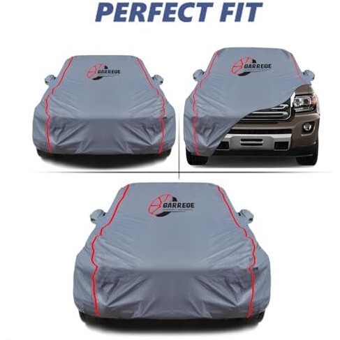 Garrege New Verna Car Cover Waterproof With Free Bag And All Weather For Car Cover,100% Waterproof Outdoor Car Covers Rain Snow Uv Dust Protection. Custom Fit,Grey